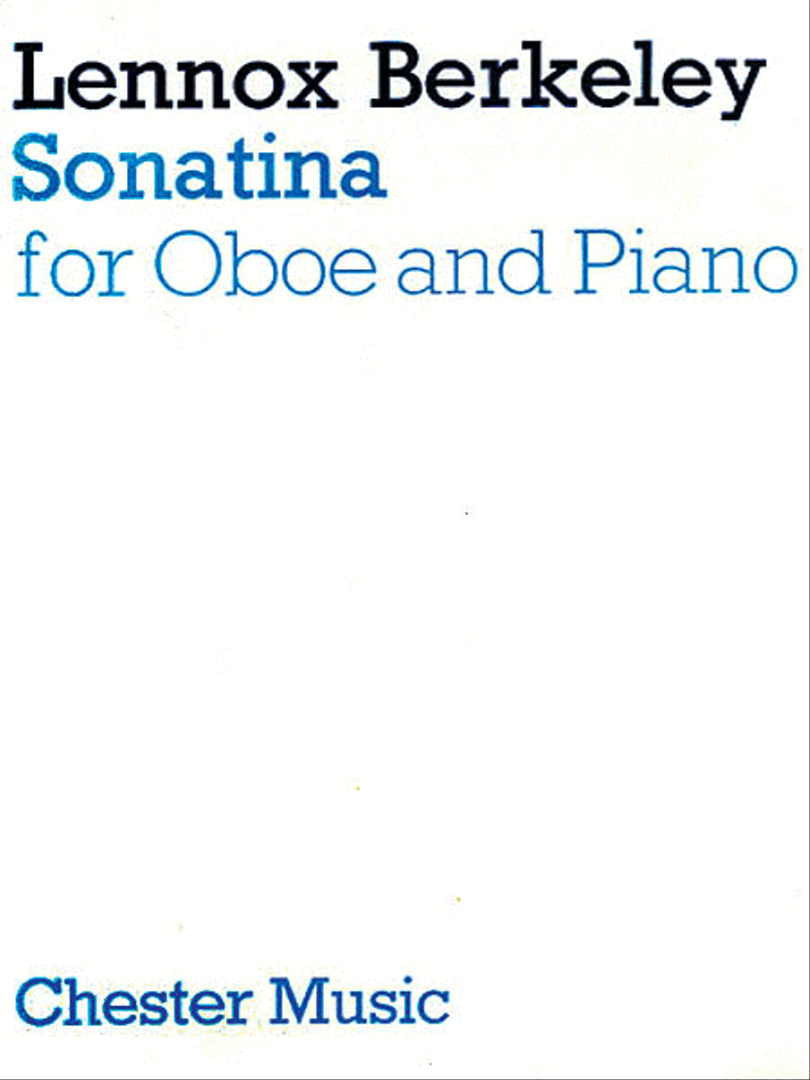 Lennox Berkeley: Sonatina For Oboe And Piano Piano Accompaniment scores gallery preview page 1