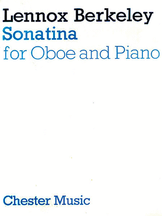 Book cover for Lennox Berkeley: Sonatina For Oboe And Piano