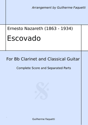 Ernesto Nazareth - Escovado. Arrangement for Bb Clarinet and Classical Guitar
