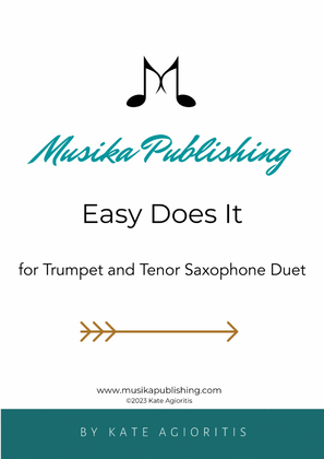 Book cover for Easy Does It - Jazz Duet for Trumpet and Tenor Saxophone
