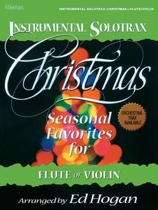 Book cover for Instrumental Solotrax, Christmas: Flute/Violin