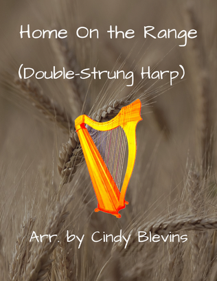 Book cover for Home On the Range, for Double-Strung Harp