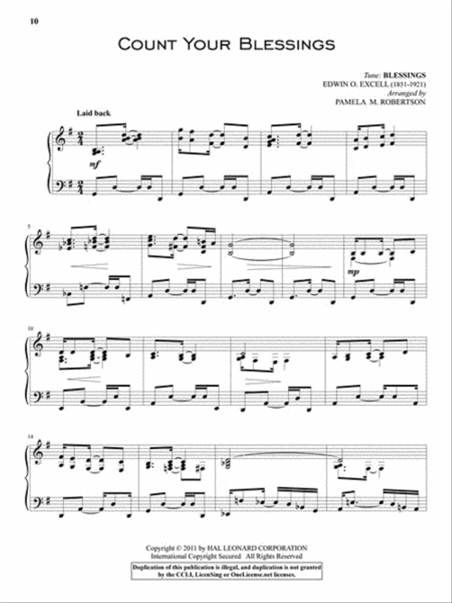 Gospel Gold – Volume 2 Gospel Gold – Volume 2 Piano Solo scores gallery preview page 4