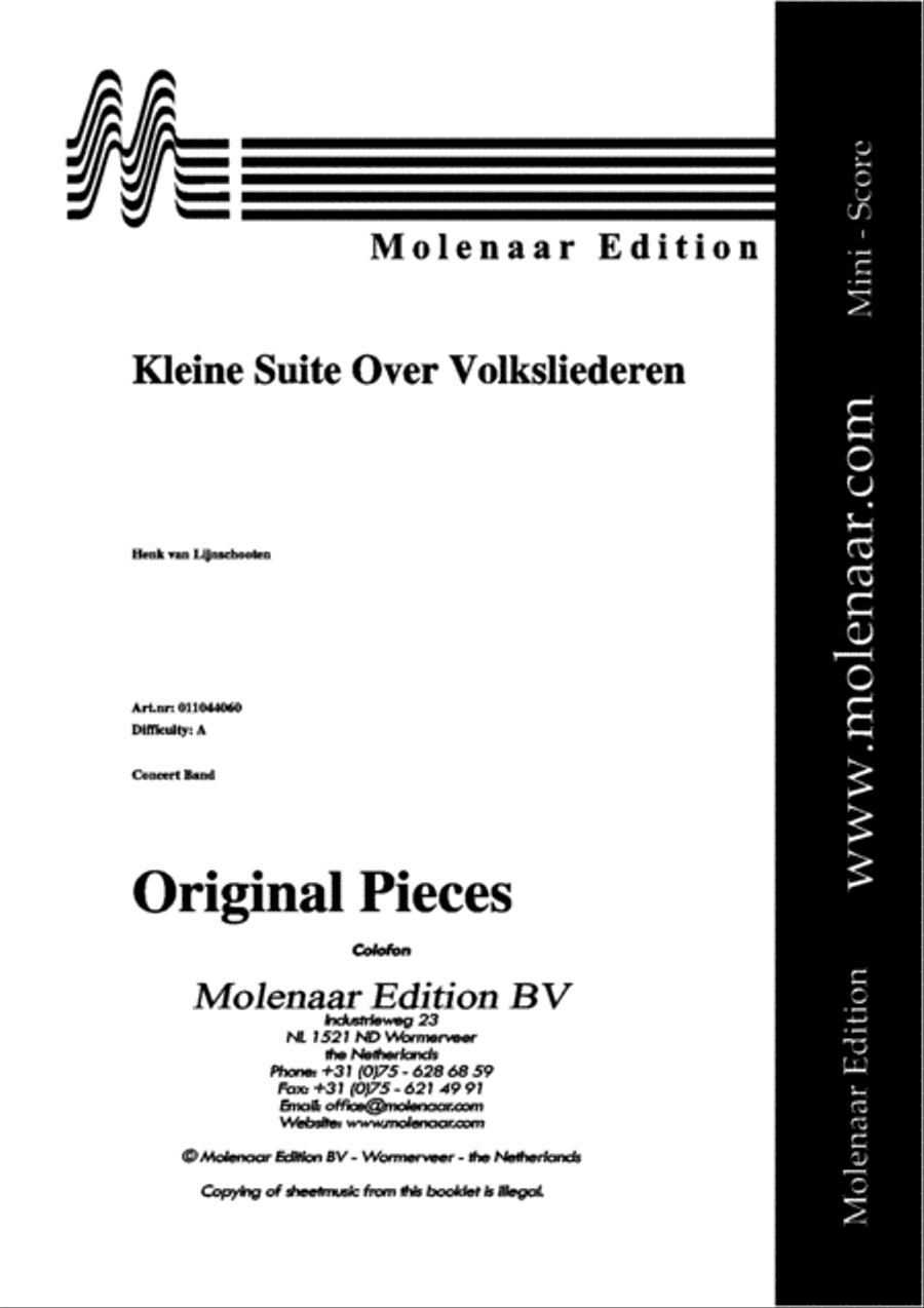 Kleine Suite Over Volksliederen