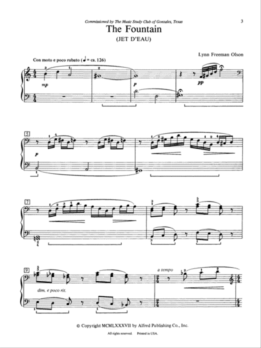 The Fountain The Fountain Piano Solo scores gallery preview page 2