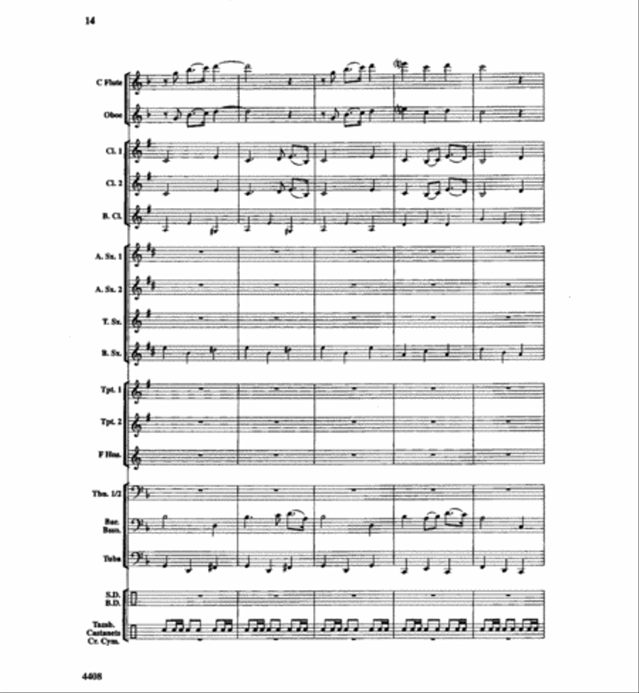 Escapada Escapada Concert Band scores gallery preview page 15
