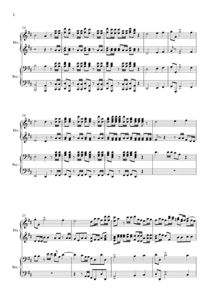 Hallelujah Chorus for 1 piano 4 hands