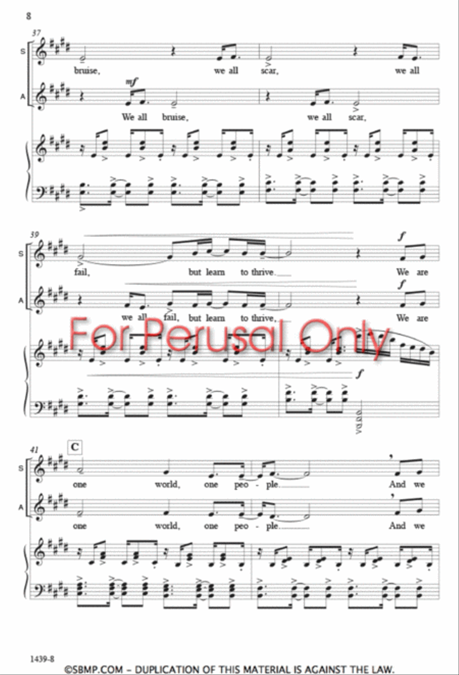 Sisi ni moja - SA Octavo Sisi ni moja - SA Octavo SA scores gallery preview page 7