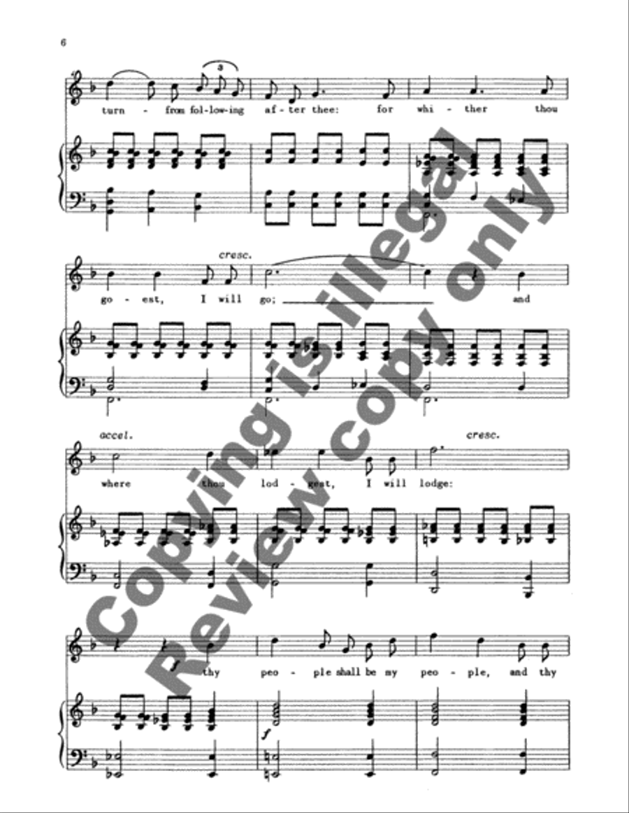 Entreat Me Not to Leave Thee High Voice scores gallery preview page 5
