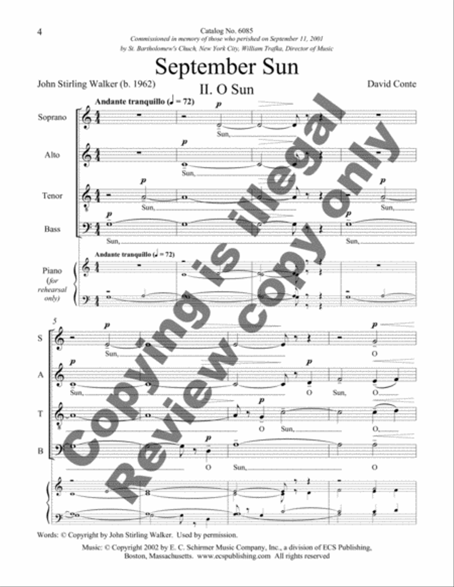 September Sun Divisi scores gallery preview page 4