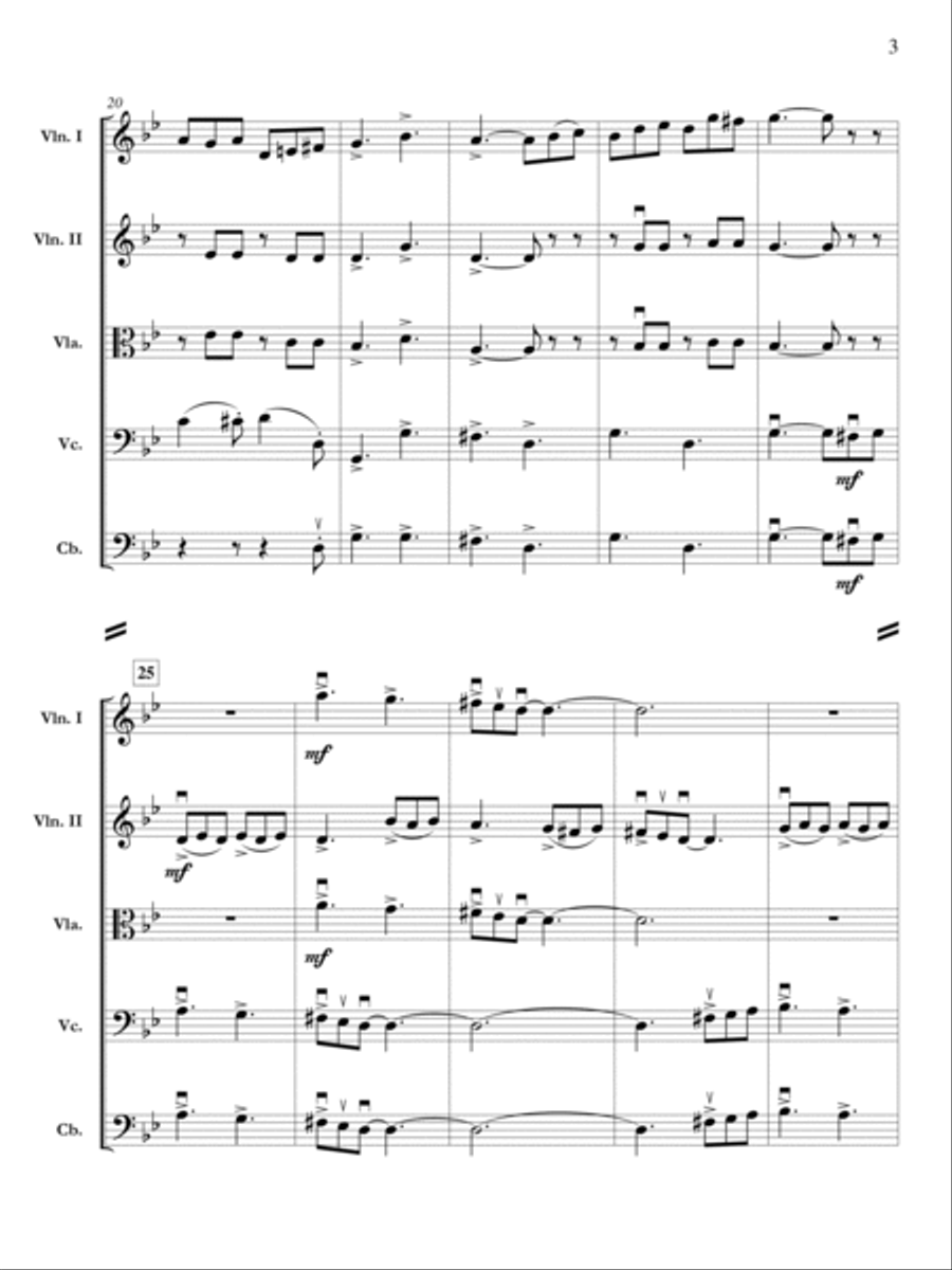 On the King's Errand Orchestra scores gallery preview page 4
