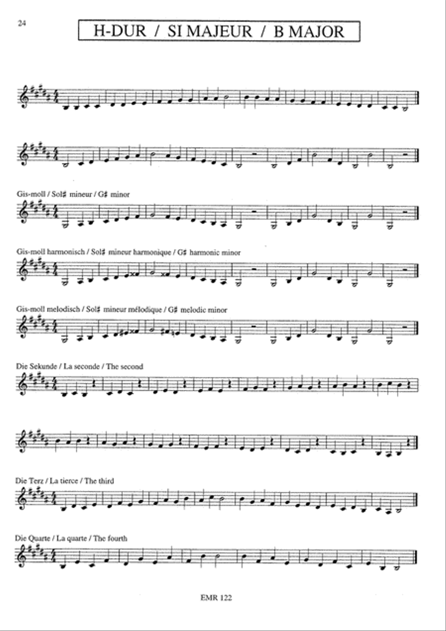 Die Tonleitern / Les Gammes / The Scales Vol. 1 Clarinet scores gallery preview page 4