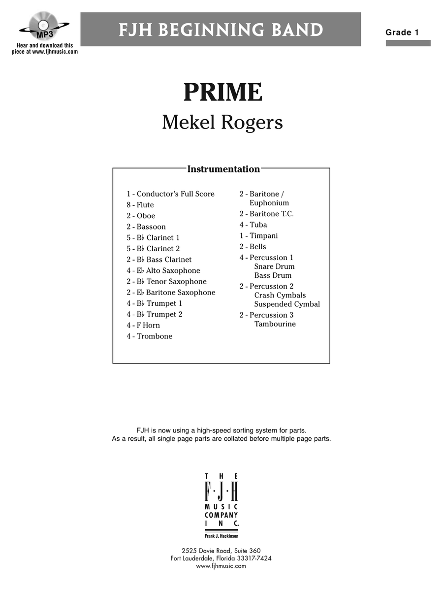 Prime: Score