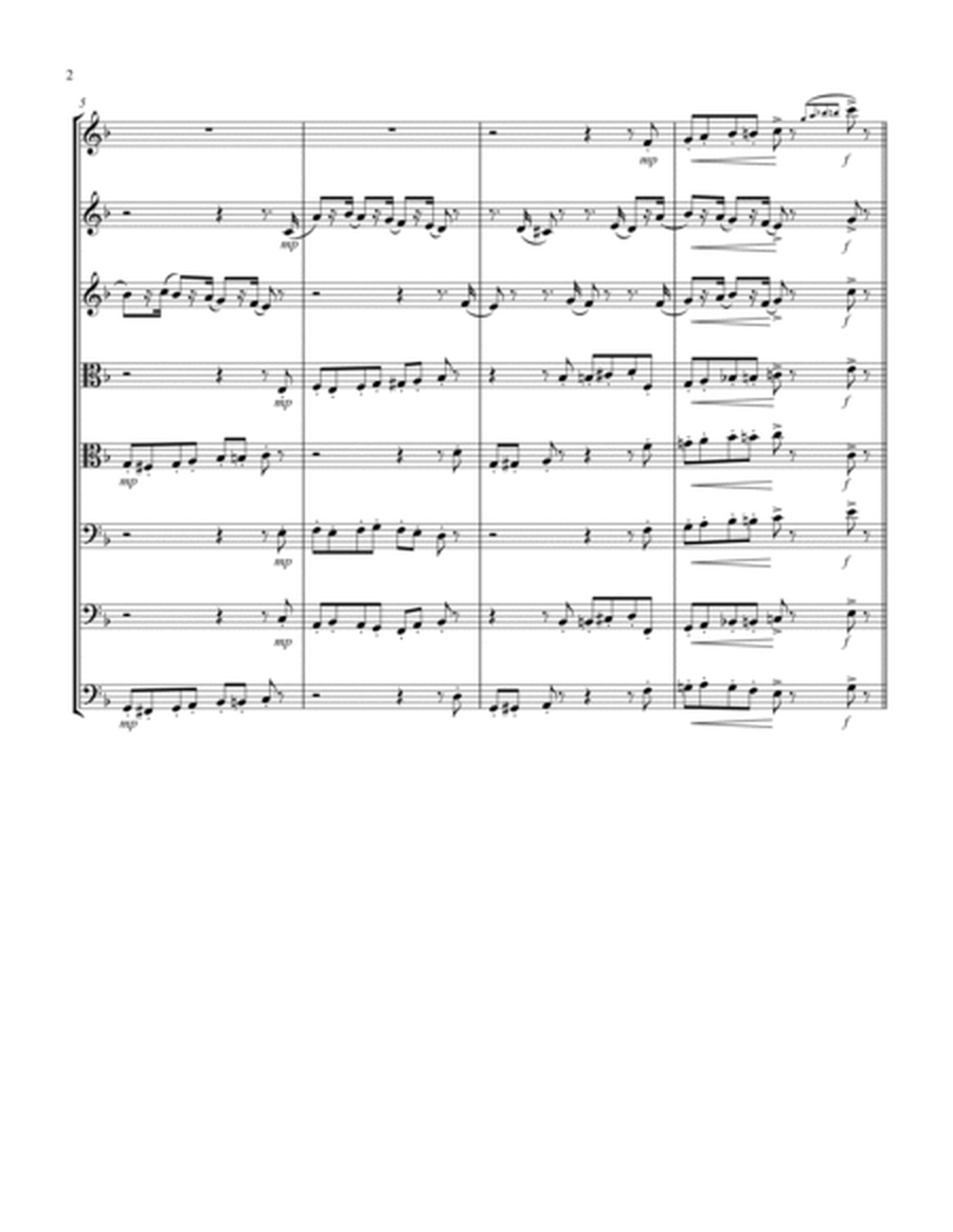 March (from "The Nutcracker Suite") (F) (String Octet - 3 Violins, 2 Violas, 2 Cellos, 1 Bass)