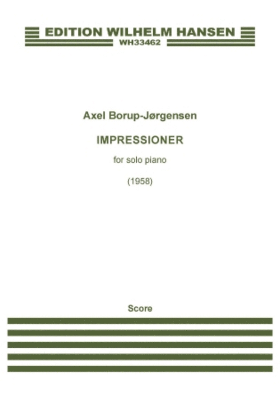 Impressioner Op. 27 Piano Solo scores gallery preview page 1