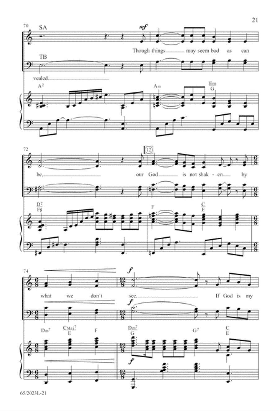 Child of Hope 4-Part scores gallery preview page 22