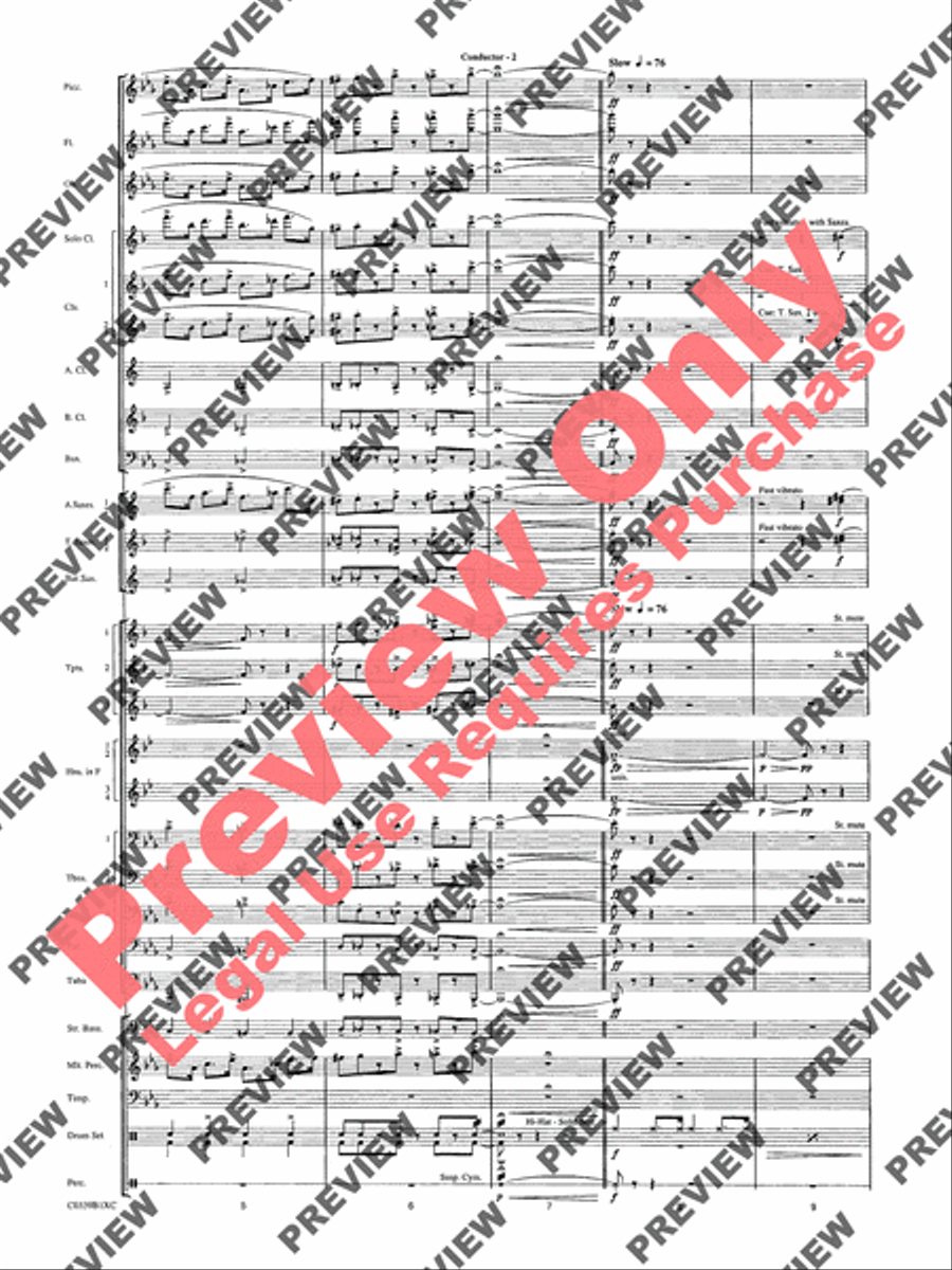 In the Miller Mood Concert Band scores gallery preview page 5