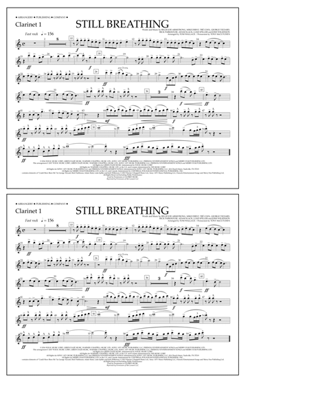 Still Breathing - Clarinet 1