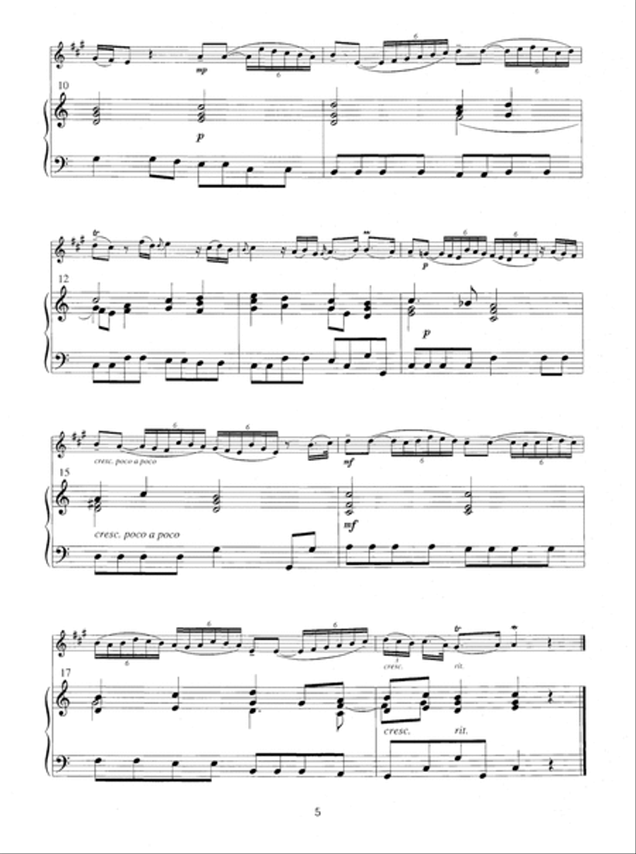 Solo Pieces for the Intermediate Saxophonist Piano Accompaniment scores gallery preview page 6