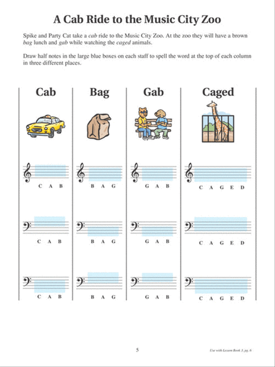 Notespeller for Piano, Book 3 Piano Method scores gallery preview page 5