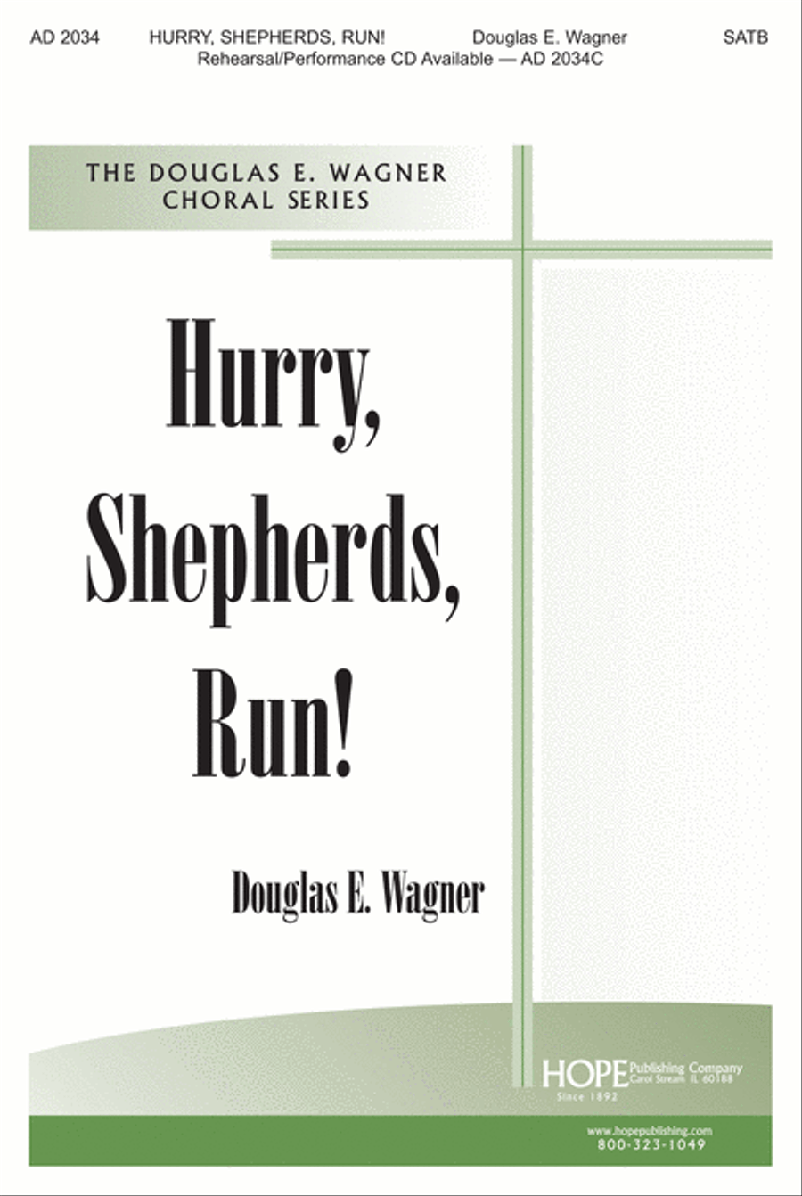Hurry, Shepherds, Run! 4-Part scores gallery preview page 1