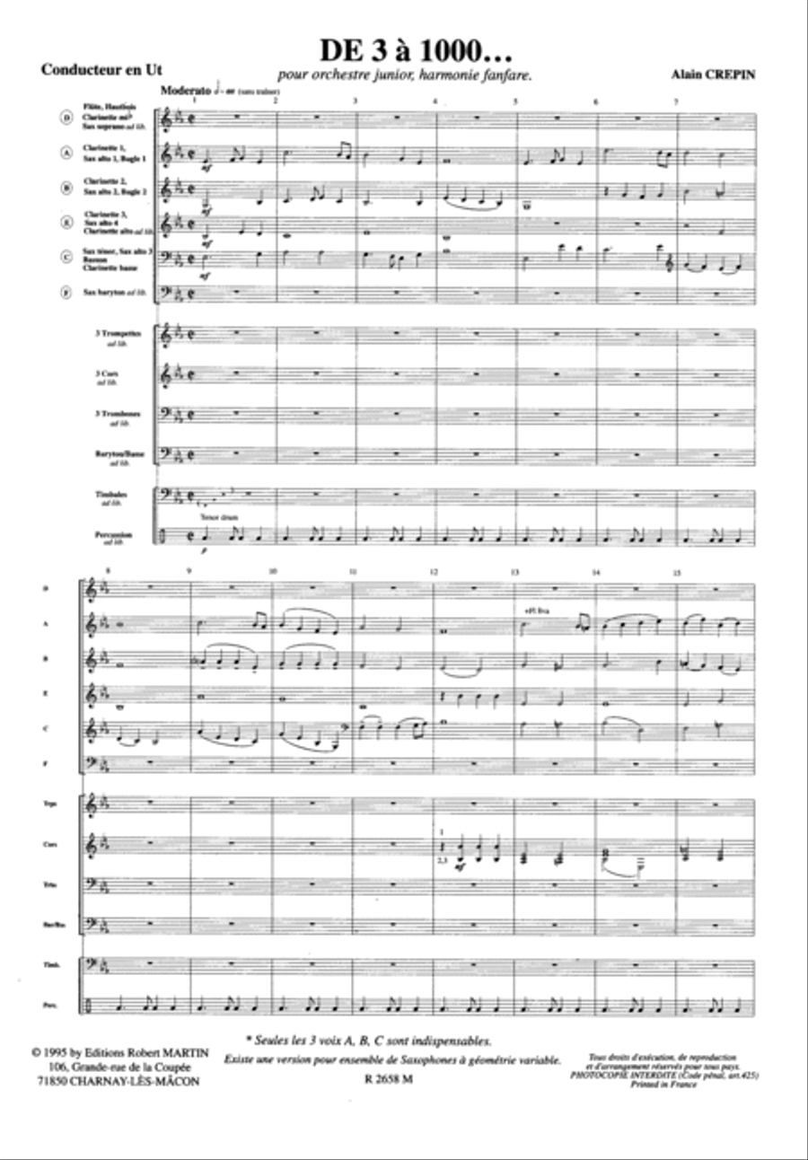 De 3 a 1000... Orchestra scores gallery preview page 2