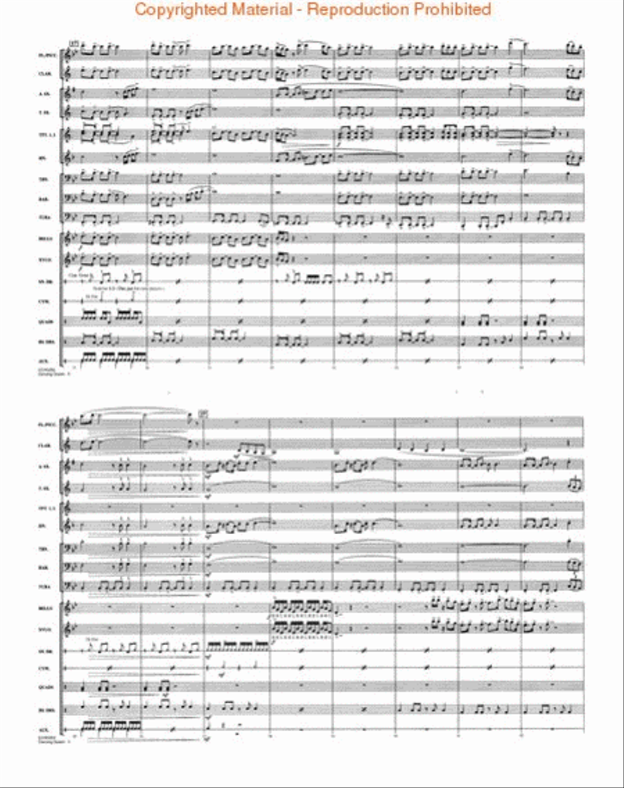 Dancing Queen (from Mamma Mia!) Marching Band scores gallery preview page 3