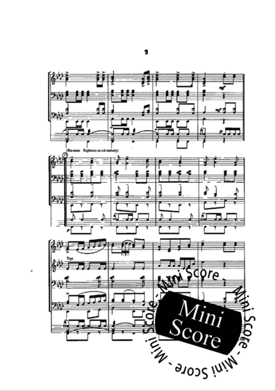 Neuer Berliner Marsch Concert Band scores gallery preview page 6