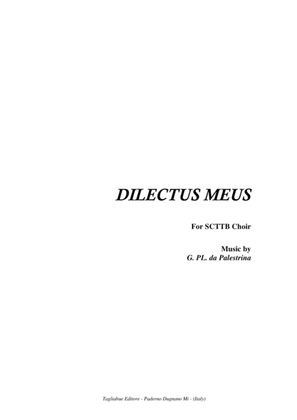 DILECTUS MEUS by G.PL da Palestrina - For SATB Choir