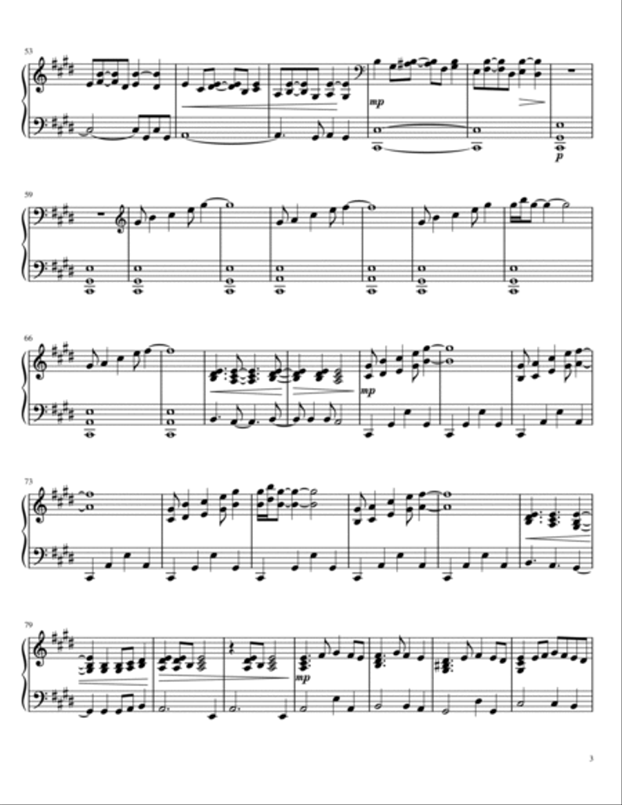 Balance Piano Solo scores gallery preview page 3