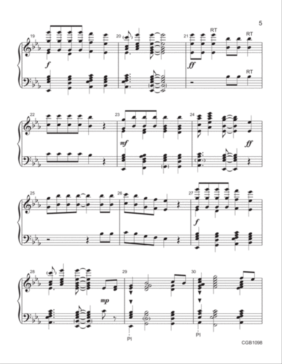 Little Innocent Lamb Handbell Choir scores gallery preview page 4