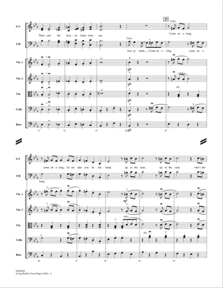 Irving Berlin: From Rags To Ritz - Full Score Orchestra scores gallery preview page 4