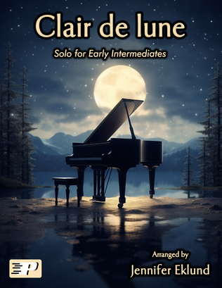 Clair de lune (Small Hands Version) (Early Intermediate Piano)