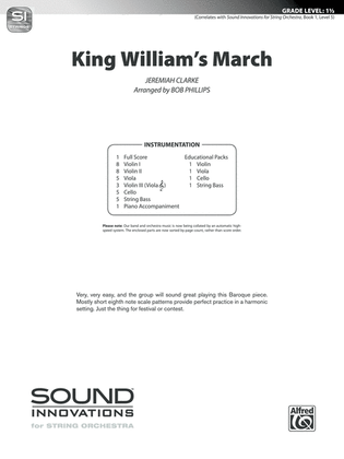 King William's March: Score