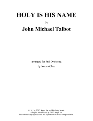 Holy Is His Name