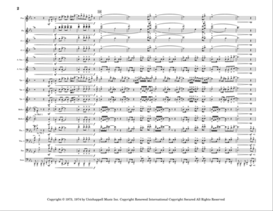 She's Gone She's Gone Marching Band scores gallery preview page 2