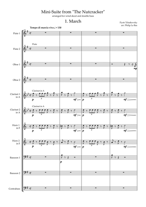 Book cover for Nutcracker Mini-Suite, arranged for wind decet and double bass
