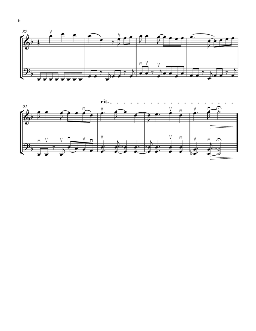 Can't Take My Eyes Off Of You String Duet scores gallery preview page 6
