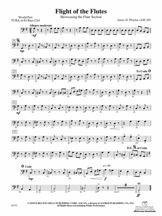 Flight of the Flutes (Showcasing the Flute Section): (wp) E-flat Tuba B.C.