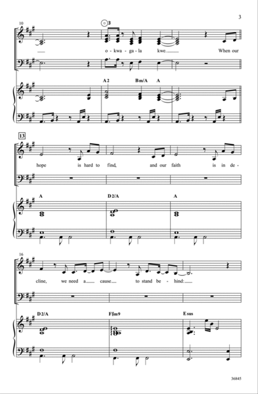 Love Choir scores gallery preview page 3