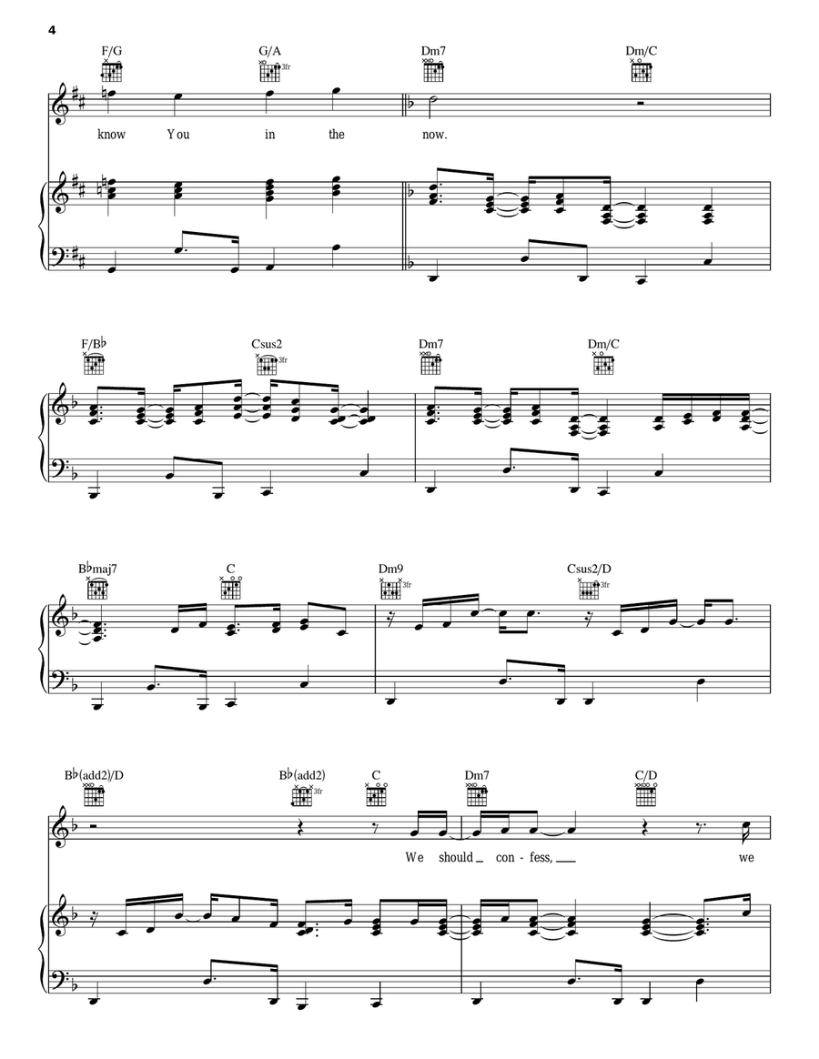 Know You In The Now Know You In The Now Acoustic Guitar scores gallery preview page 4