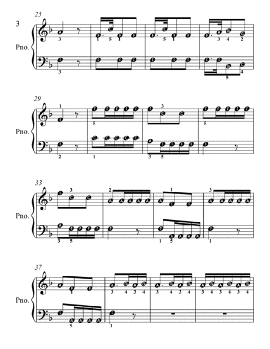 Petite Classics for Easiest Piano Booklet C Easy Piano scores gallery preview page 5