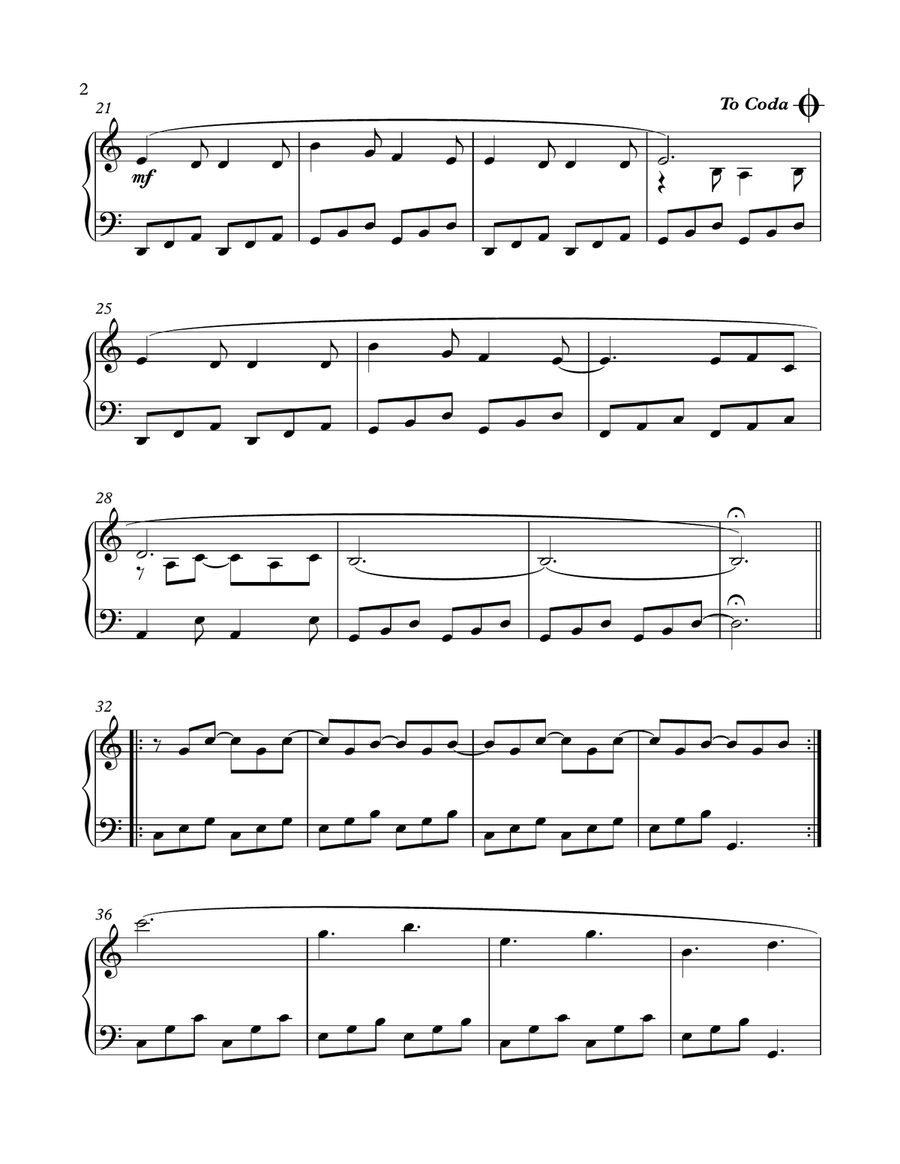 September Song Piano Solo scores gallery preview page 2