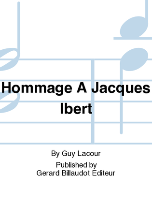 Hommage a Jacques Ibert