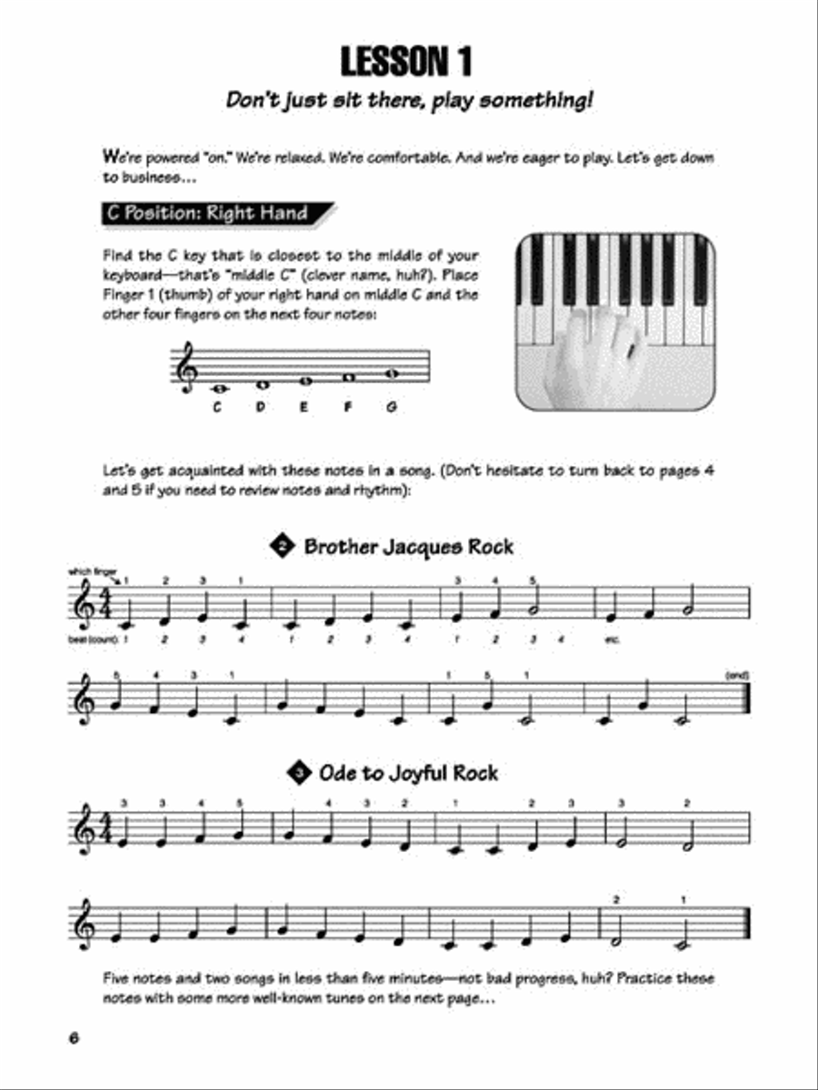 FastTrack Keyboard Method – Book 1 Piano Method scores gallery preview page 4