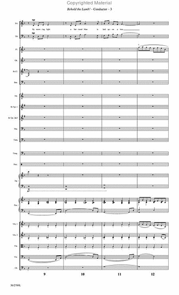 Behold the Lamb! - Orchestral Score and CD with Printable Parts
