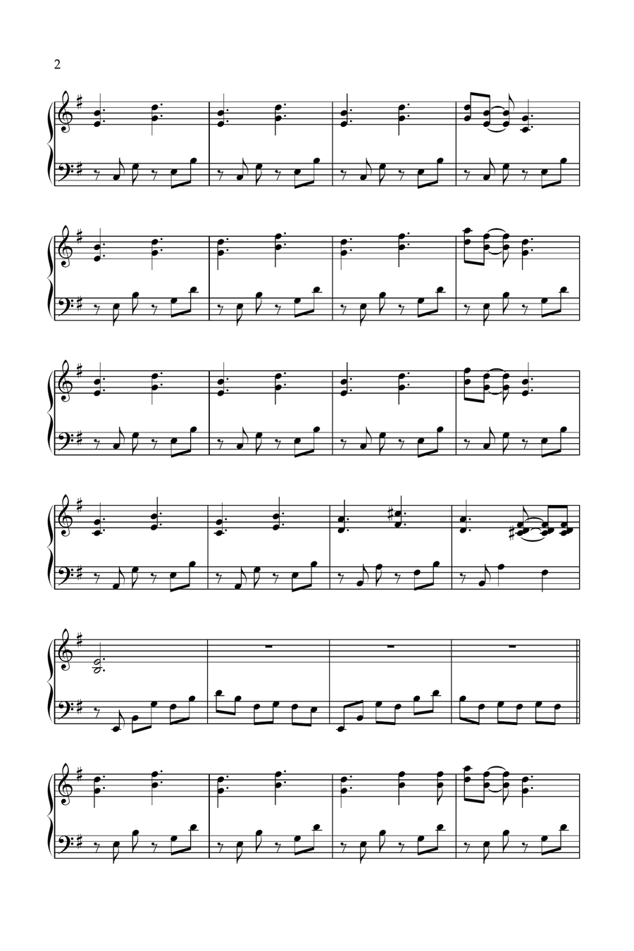 Levitation Levitation Piano Solo scores gallery preview page 3