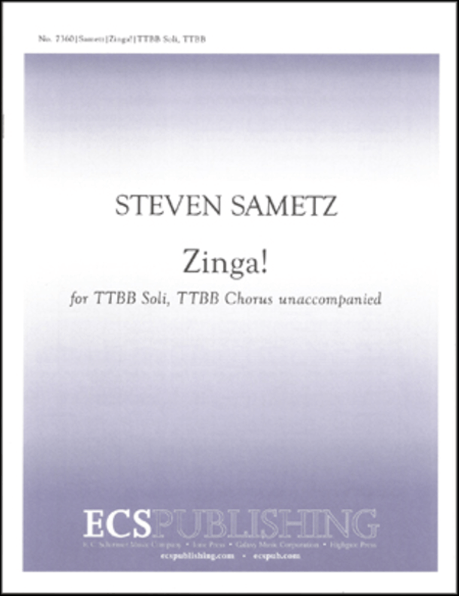 Zinga! Zinga! TTBB scores gallery preview page 1