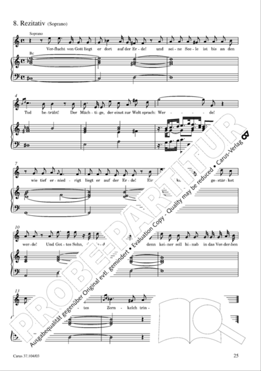 Ein Lammlein geht und tragt die Schuld 4-Part scores gallery preview page 26