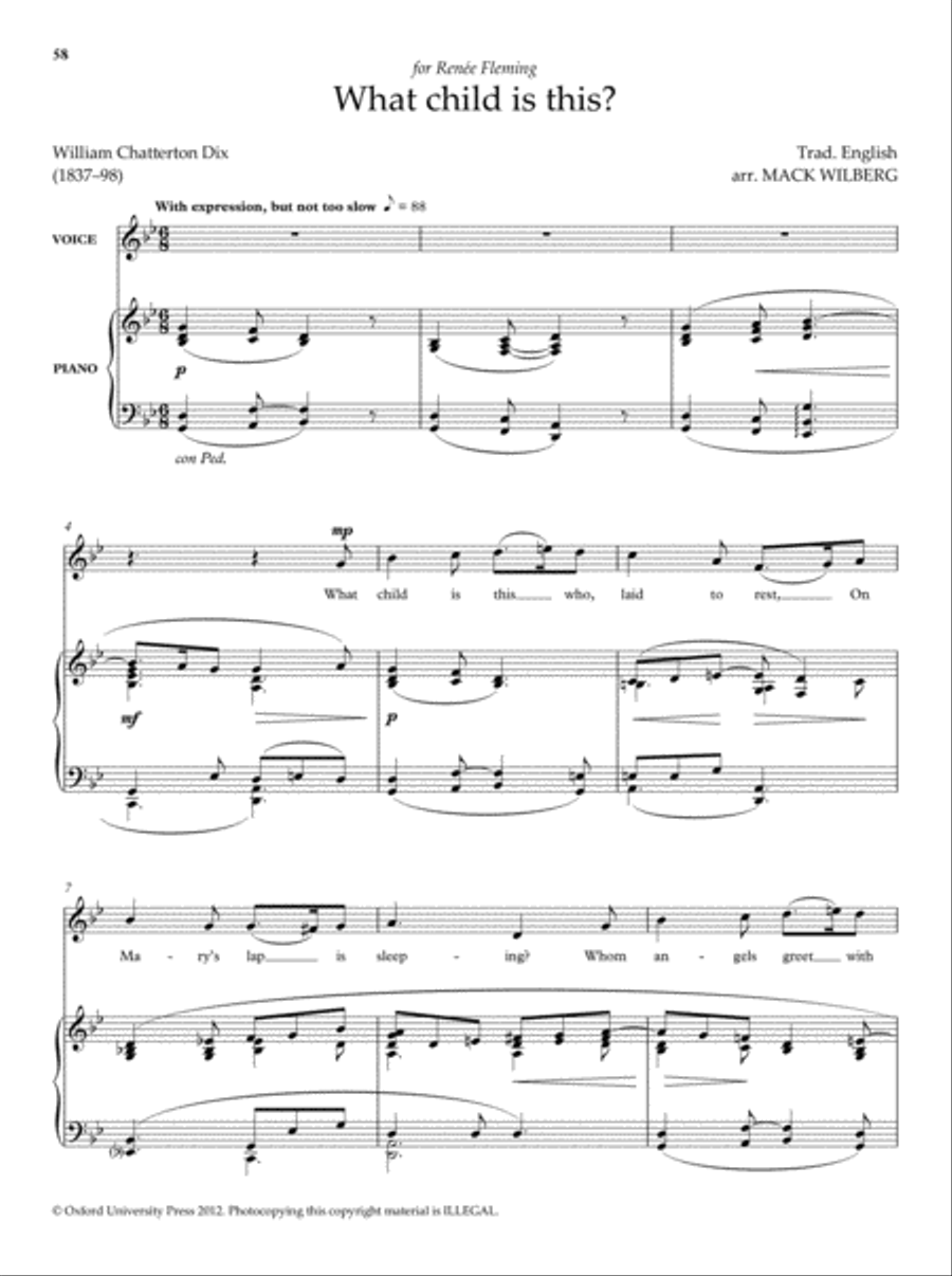 Carol Songbook: High voice High Voice scores gallery preview page 6